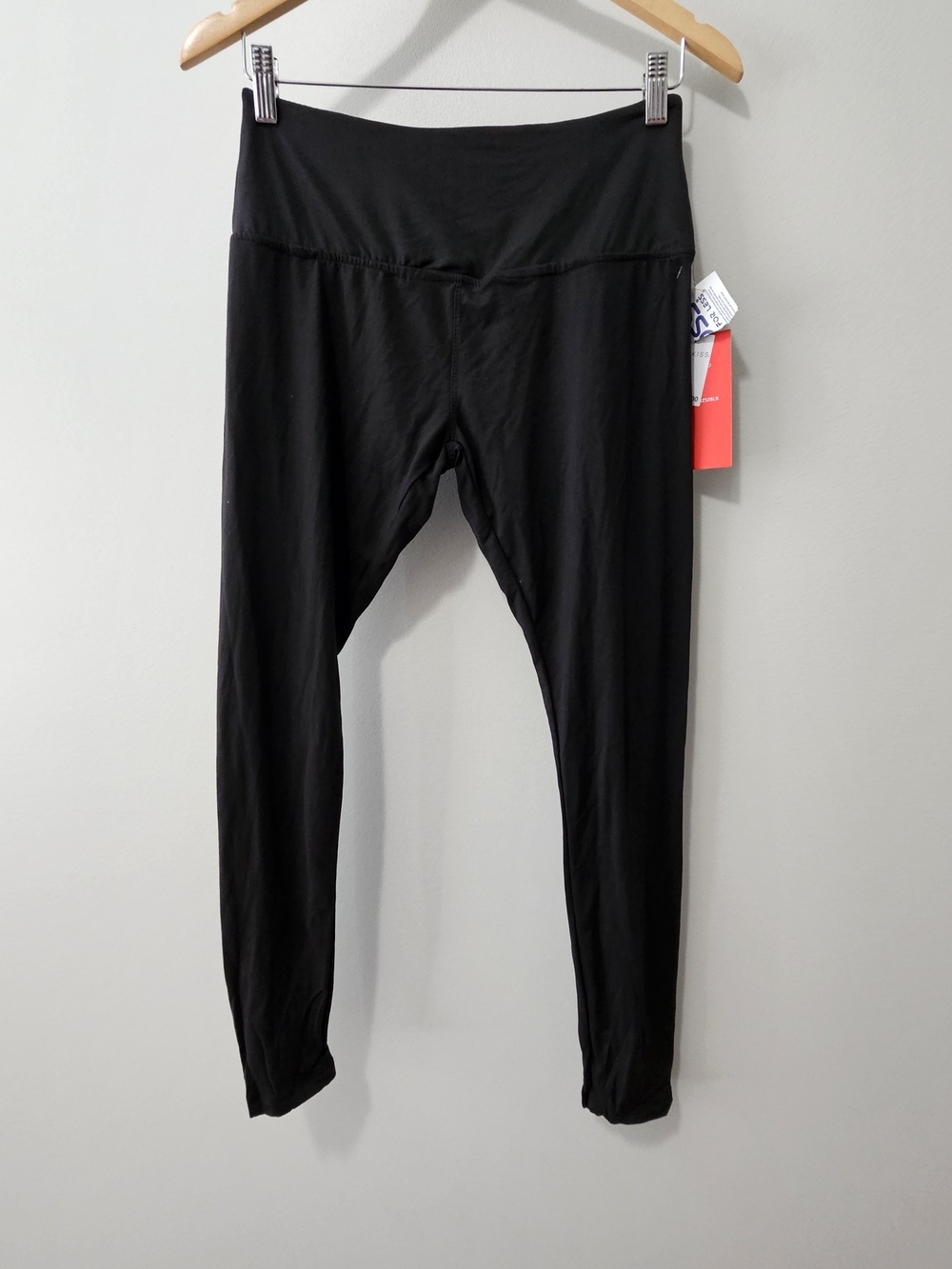Hot Kiss Black High-Waist Stretch Leggings